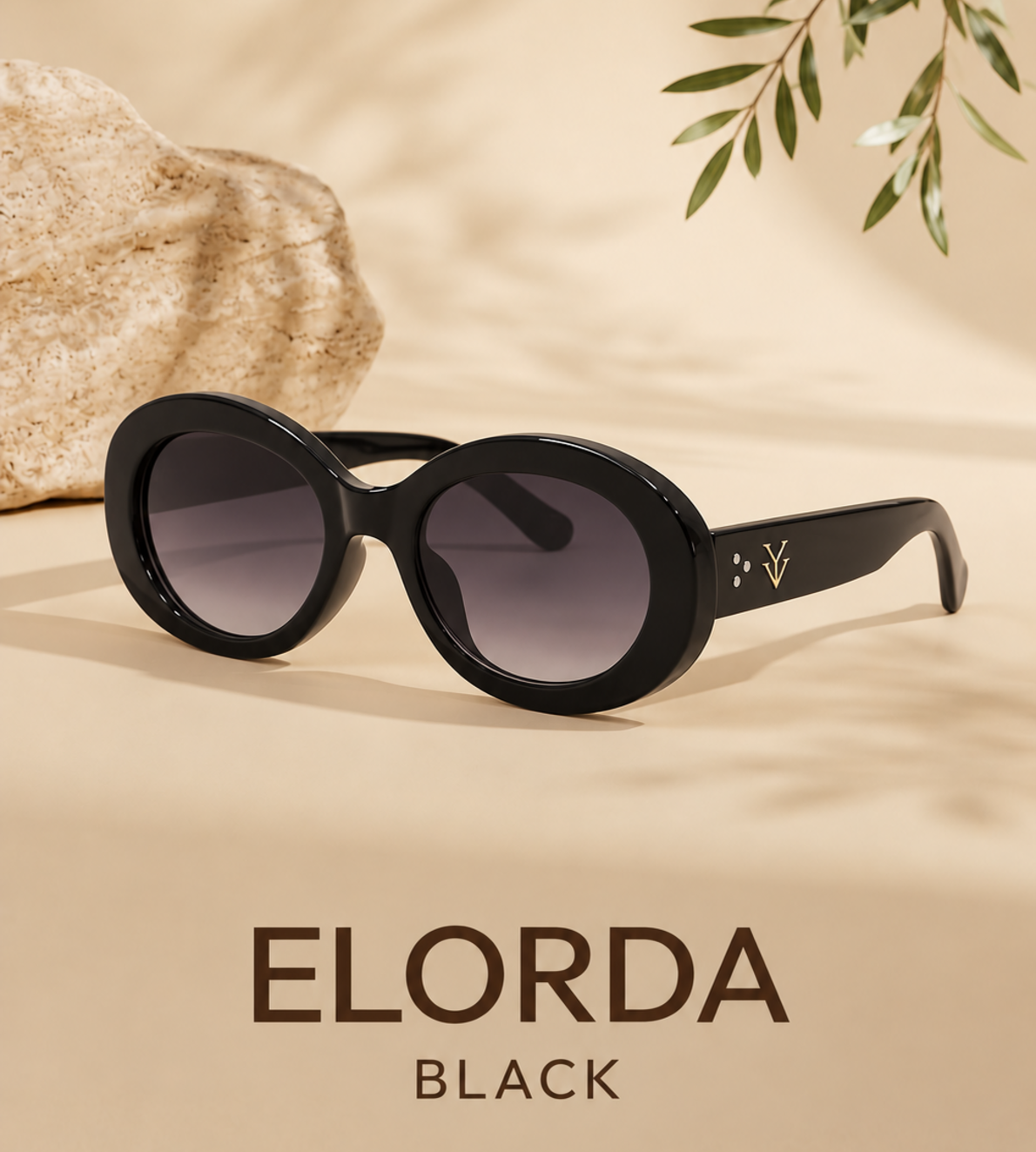 ELORDA Sunglasses Color Black