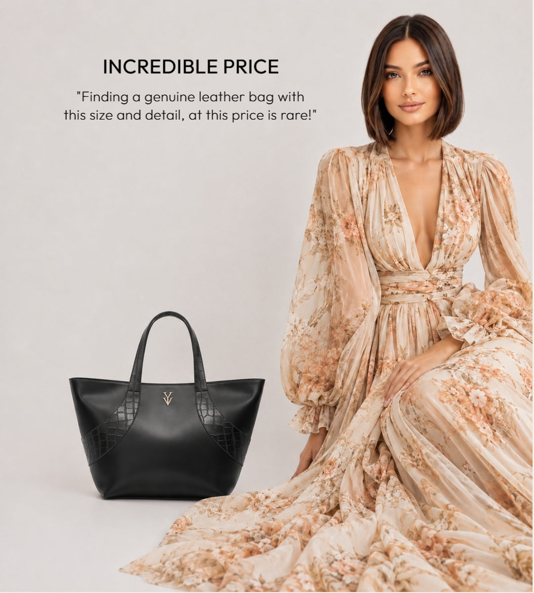 GILMA Black Color Handbag