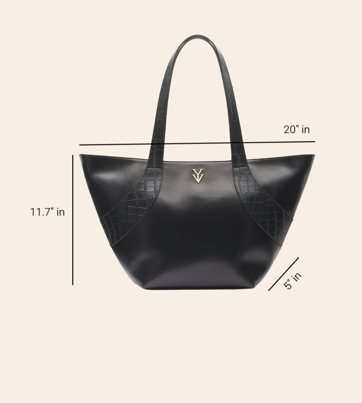 GILMA Black Color Handbag