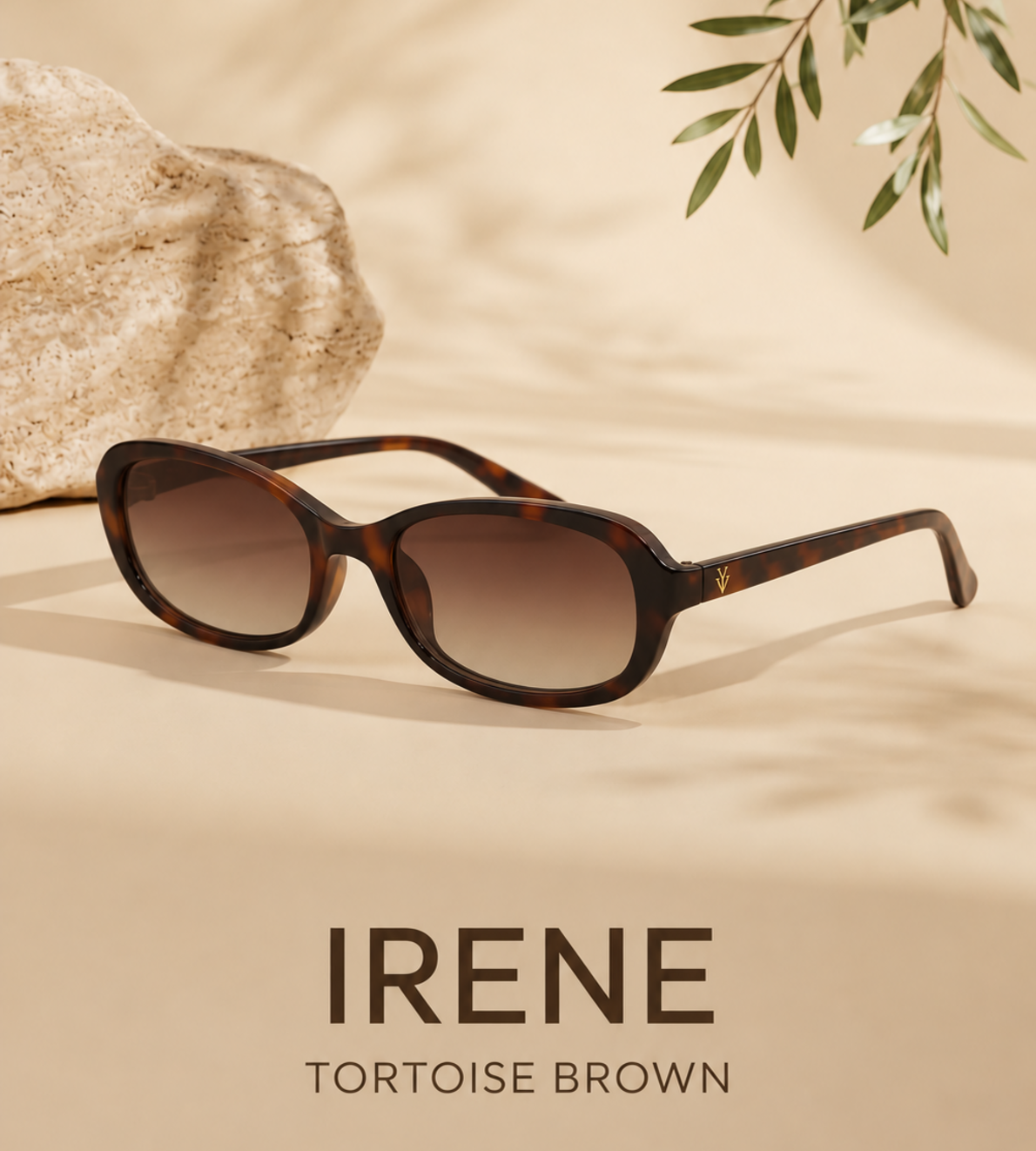 IRENE Sunglasses Color Tortoise Brown