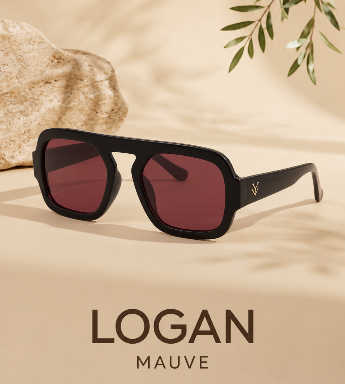 LOGAN Sunglasses Color Mauve