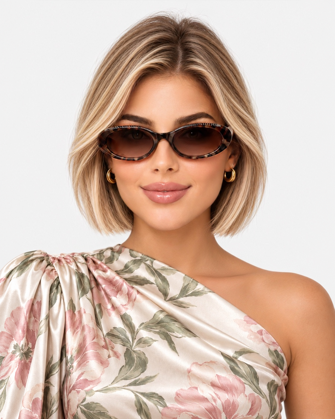 MONICA Sunglasses Color Tortoise Brown