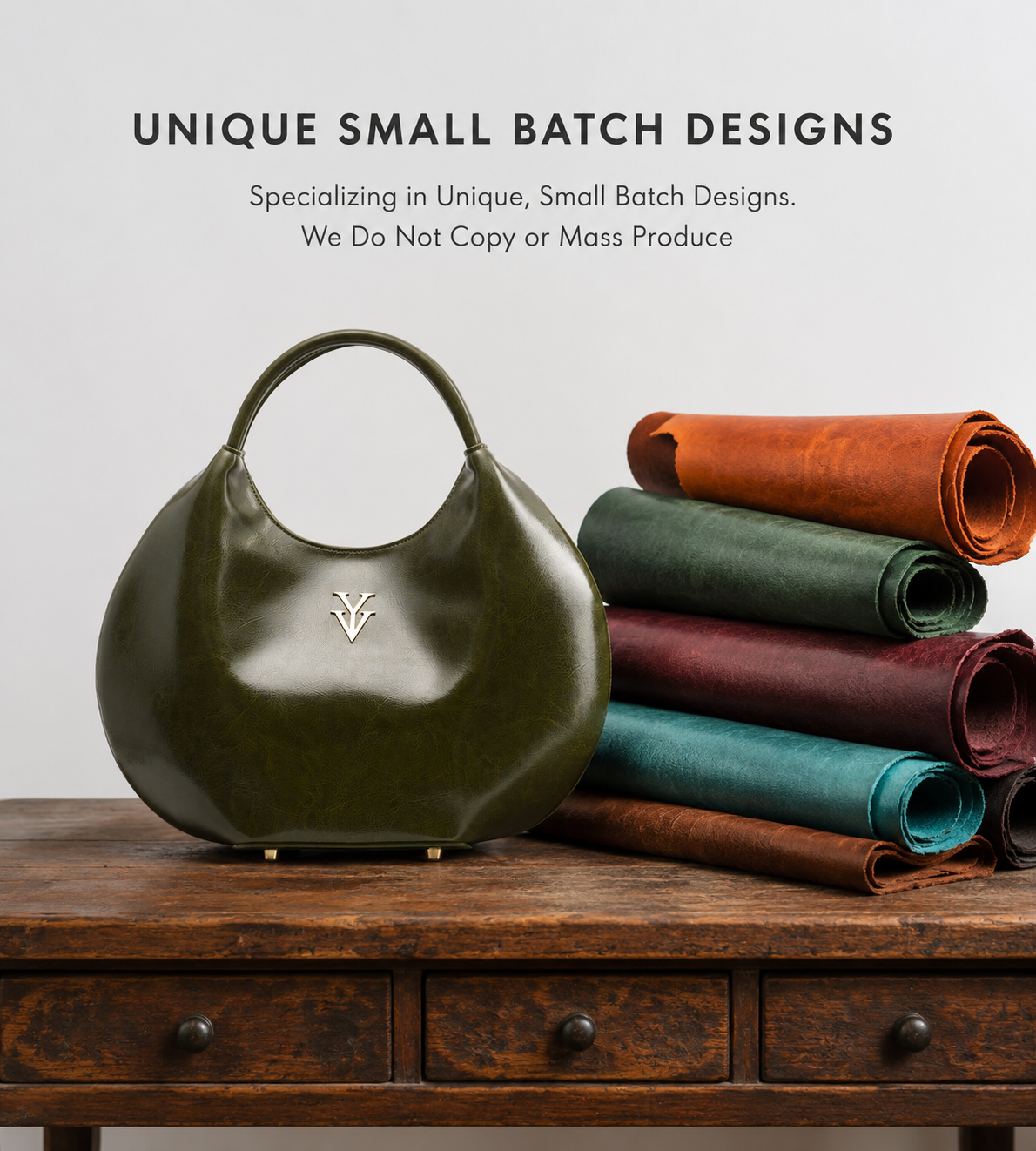 OLINA Genuine Leather Handbag