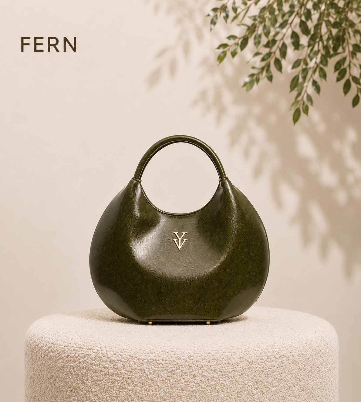 OLINA Genuine Leather Handbag