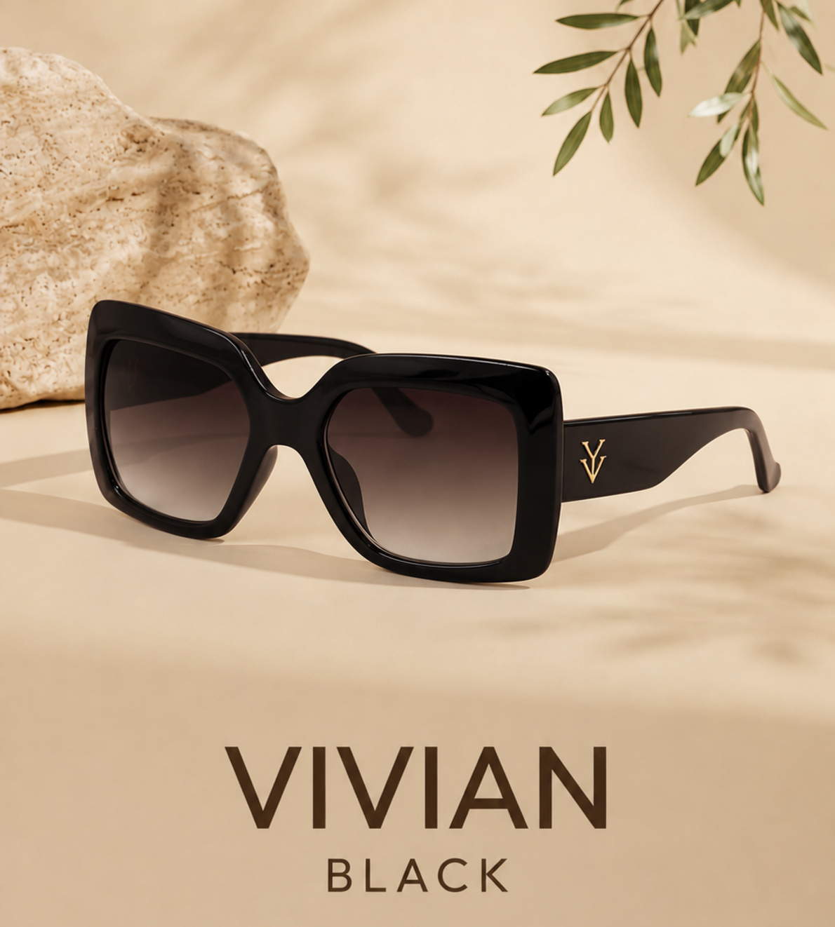 VIVIAN Sunglasses Color Black