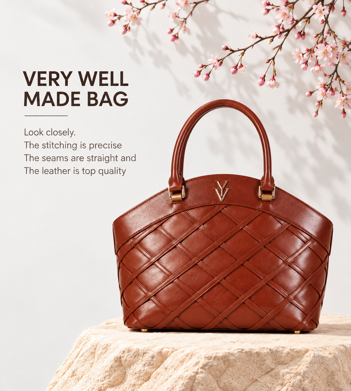 DABROV Genuine Leather Designer Handbag