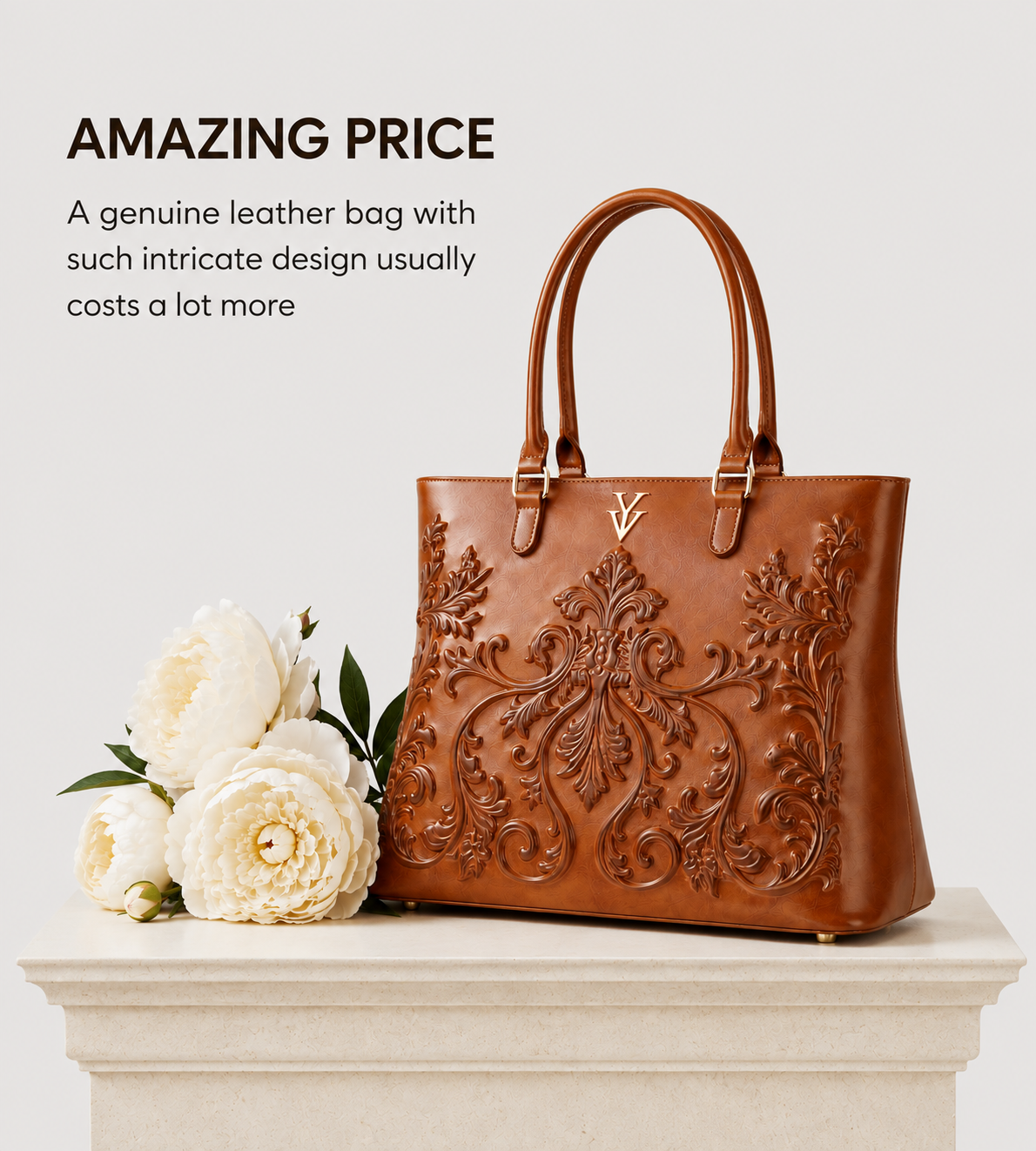 INDIRA Genuine Leather Bag