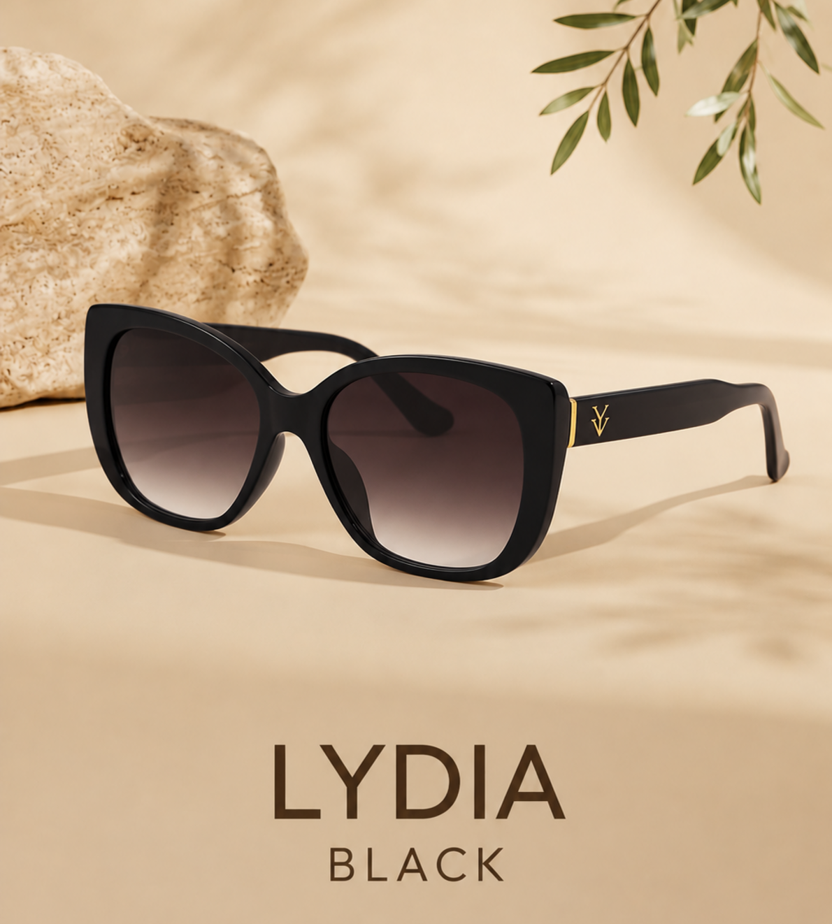 LYDIA Sunglasses Color Black