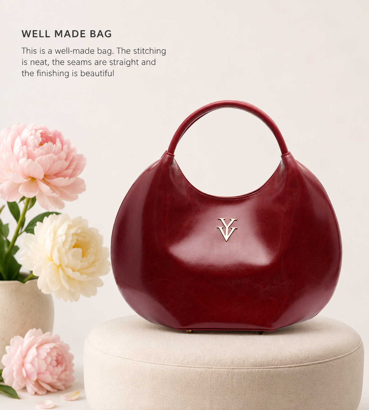 OLINA Genuine Leather Handbag
