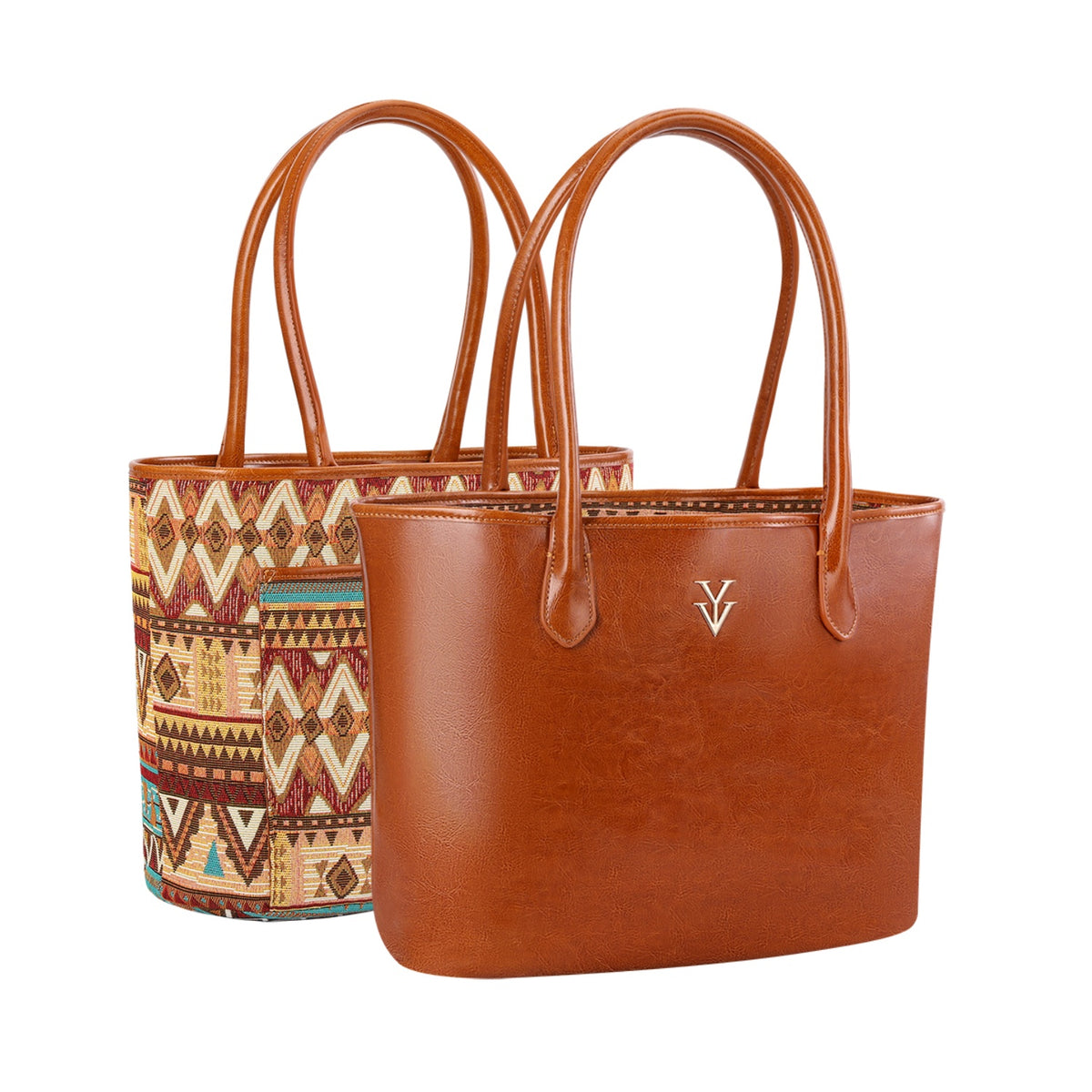 TOSCA Genuine Leather Reversible Handbag